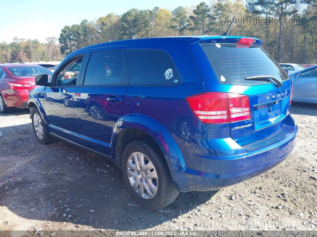 2015 Dodge Journey Se Blue vin: 3C4PDCAB5FT752387