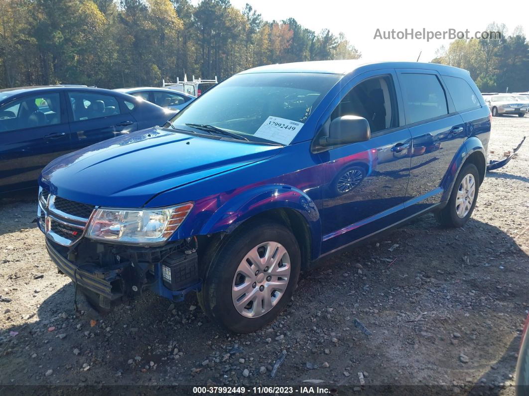 2015 Dodge Journey Se Blue vin: 3C4PDCAB5FT752387