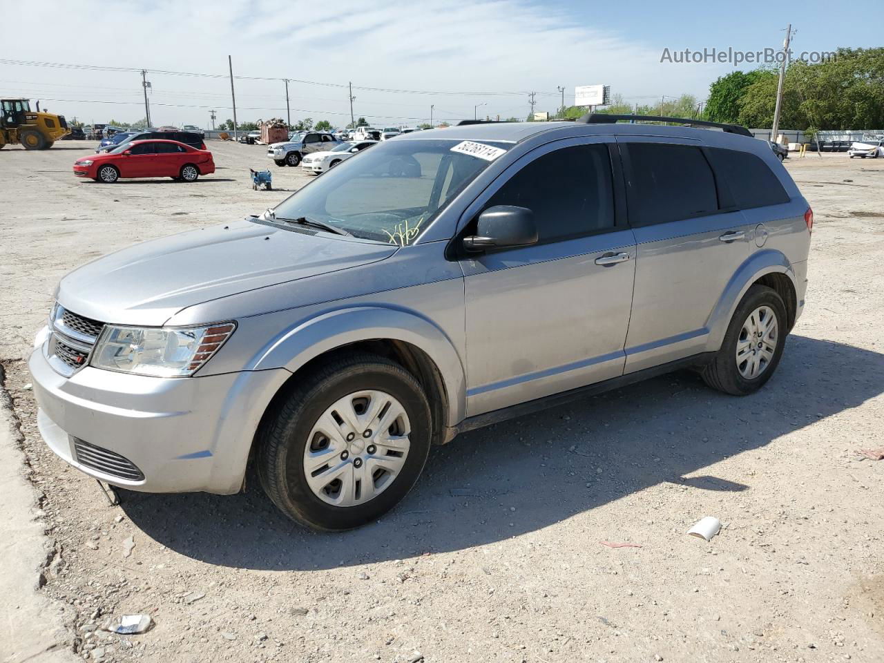 2016 Dodge Journey Se Silver vin: 3C4PDCAB5GT103304