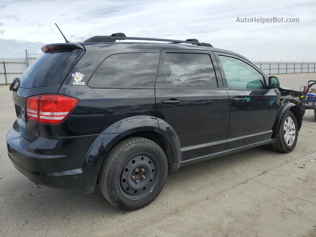 2016 Dodge Journey Se Black vin: 3C4PDCAB5GT115386