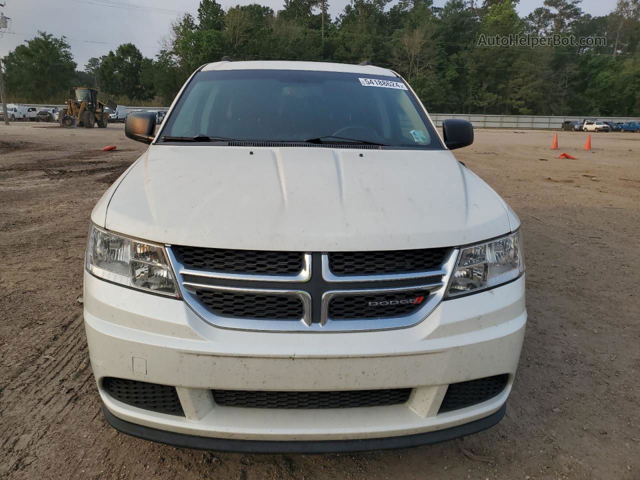 2016 Dodge Journey Se White vin: 3C4PDCAB5GT138375