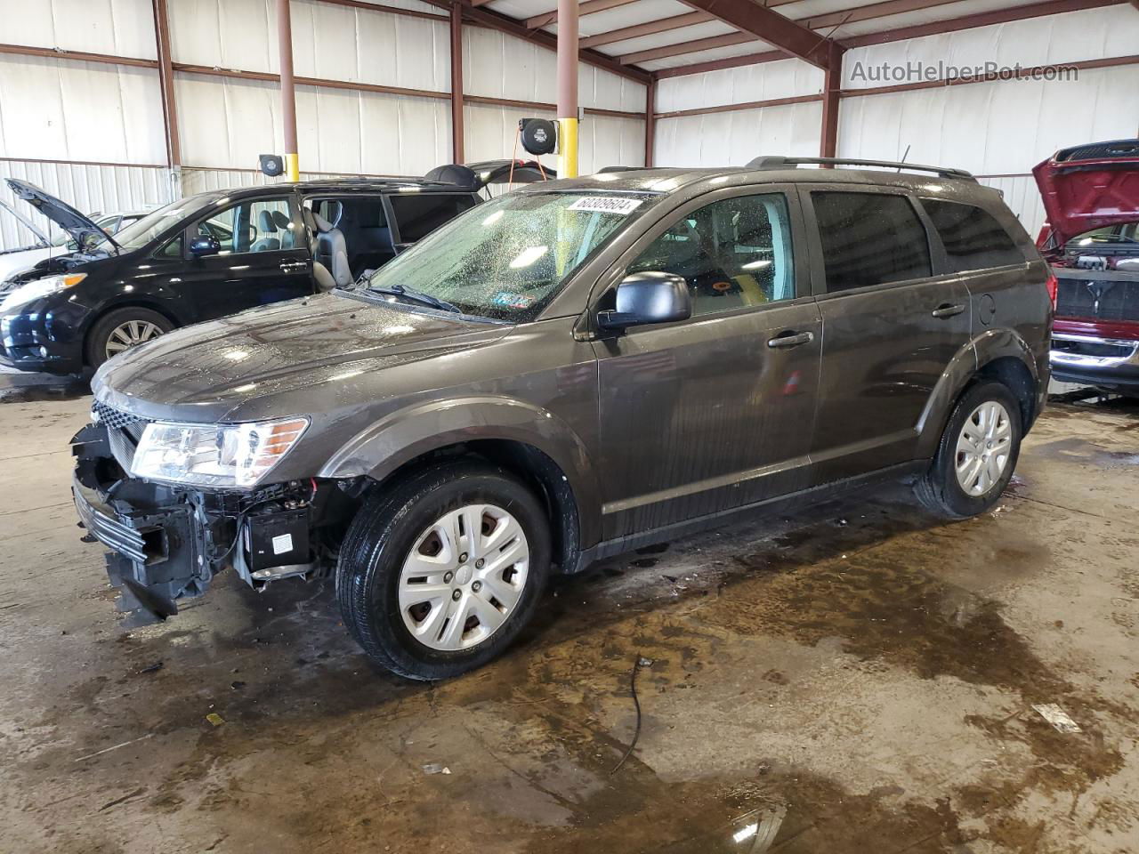 2016 Dodge Journey Se Серый vin: 3C4PDCAB5GT246740