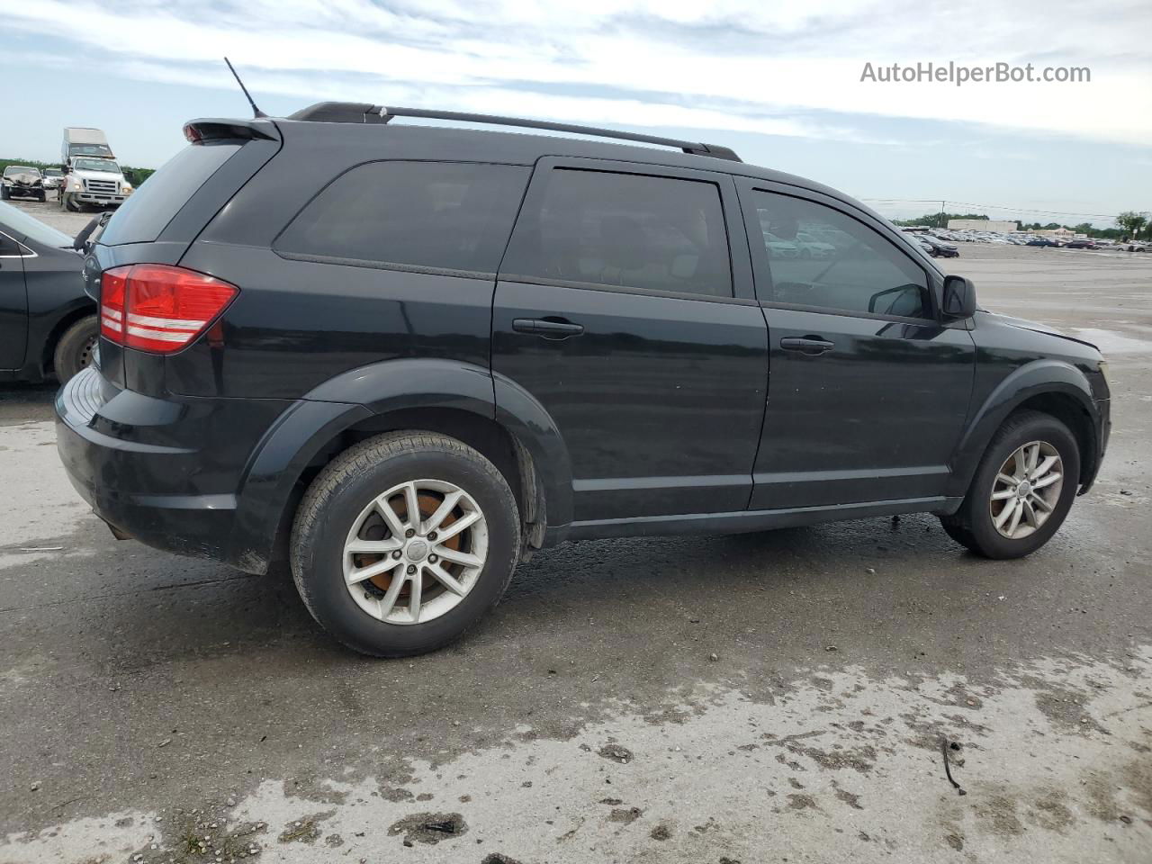 2016 Dodge Journey Se Black vin: 3C4PDCAB5GT250089