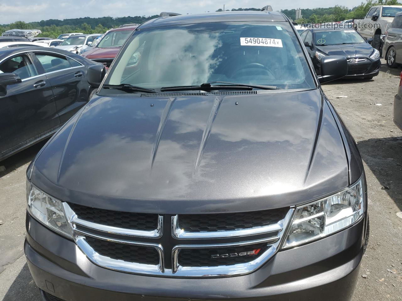 2017 Dodge Journey Se Gray vin: 3C4PDCAB5HT601567