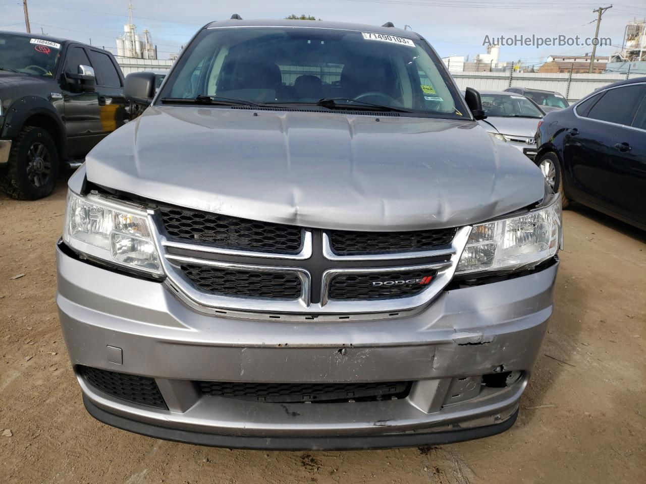 2017 Dodge Journey Se Gray vin: 3C4PDCAB5HT614447