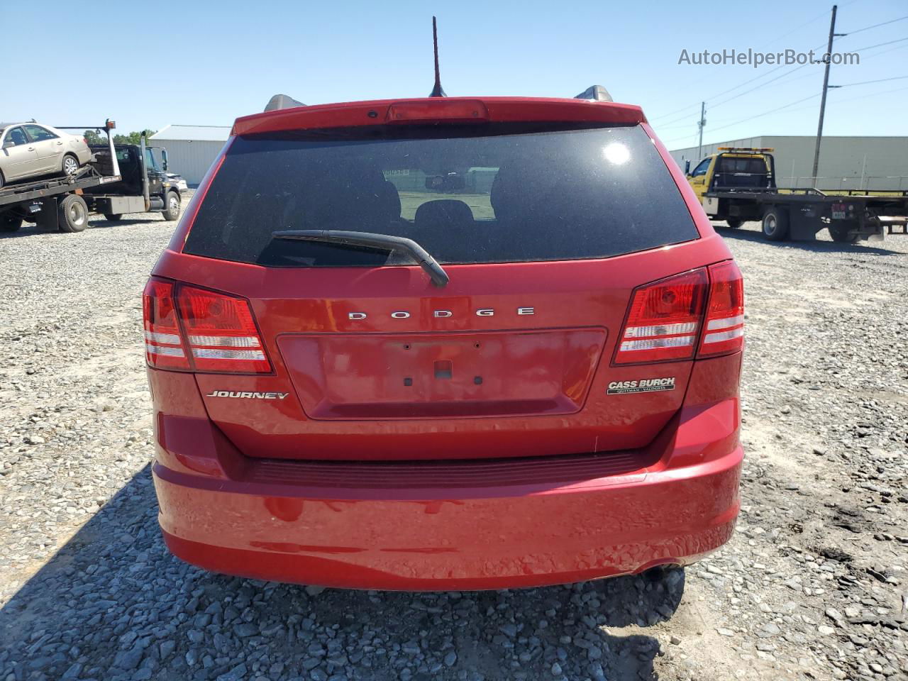 2017 Dodge Journey Se Red vin: 3C4PDCAB5HT626792