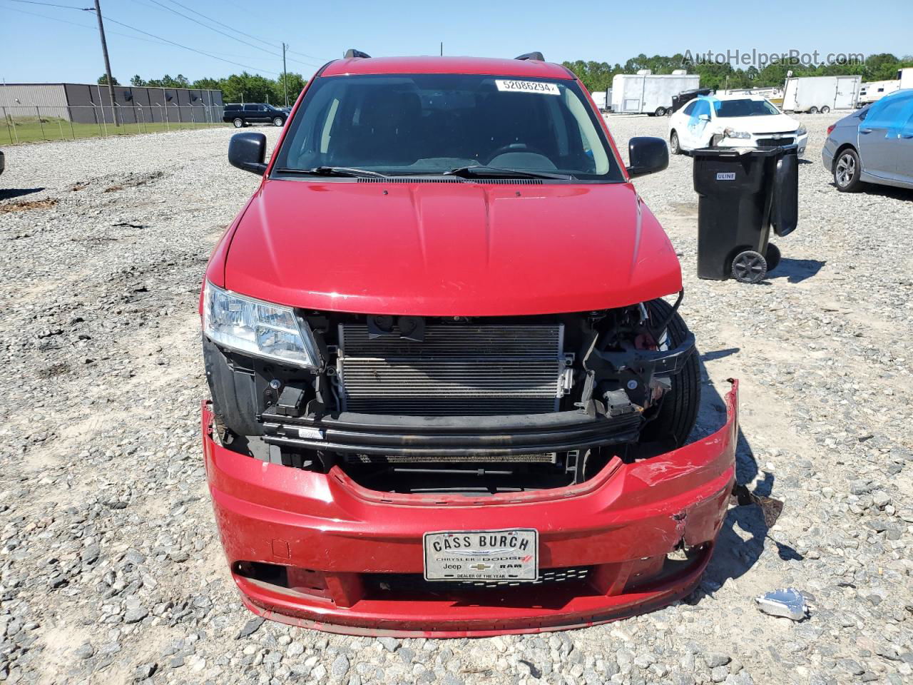 2017 Dodge Journey Se Red vin: 3C4PDCAB5HT626792