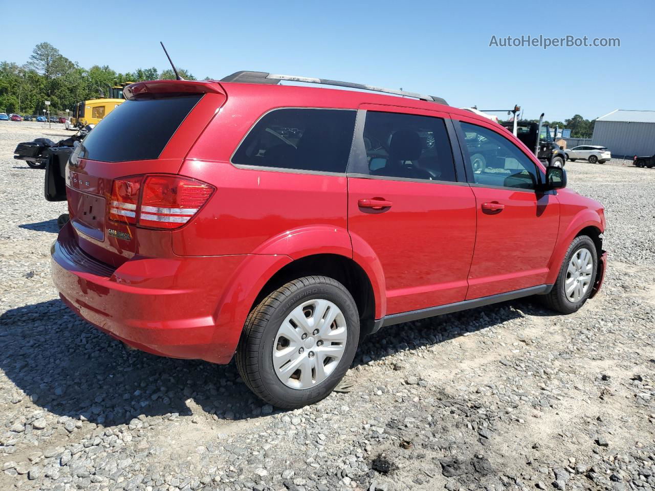 2017 Dodge Journey Se Красный vin: 3C4PDCAB5HT626792