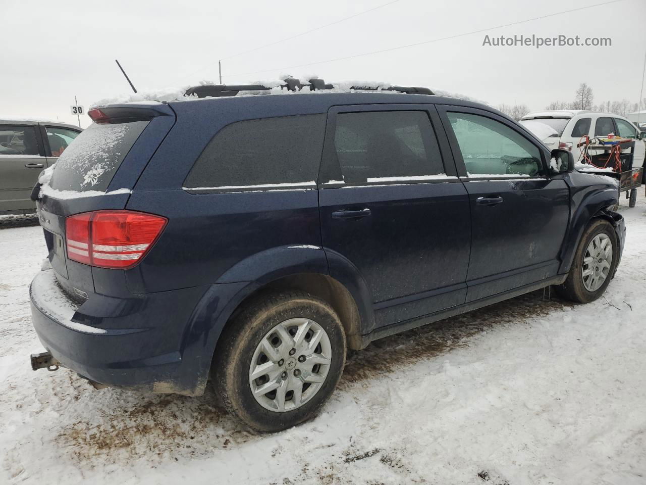 2017 Dodge Journey Se Blue vin: 3C4PDCAB5HT638294