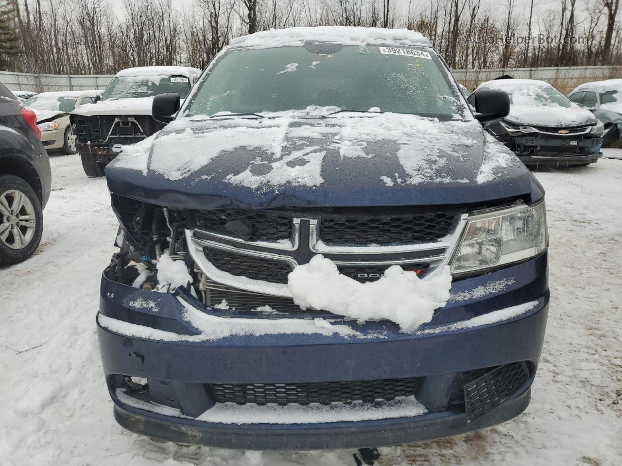 2017 Dodge Journey Se Blue vin: 3C4PDCAB5HT638294