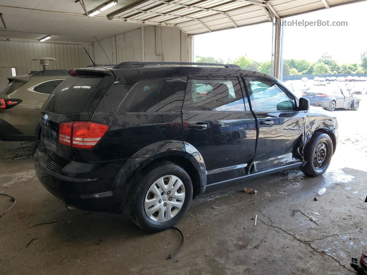 2017 Dodge Journey Se Black vin: 3C4PDCAB5HT675507