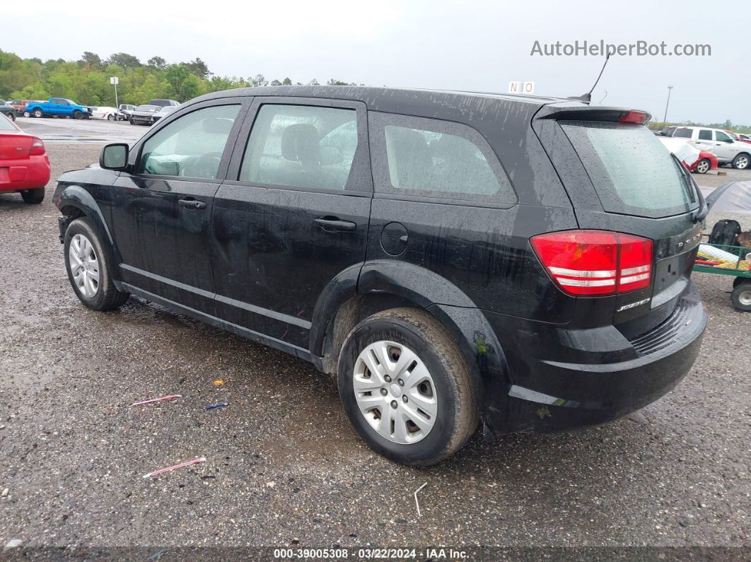 2014 Dodge Journey American Value Pkg Black vin: 3C4PDCAB6ET222167