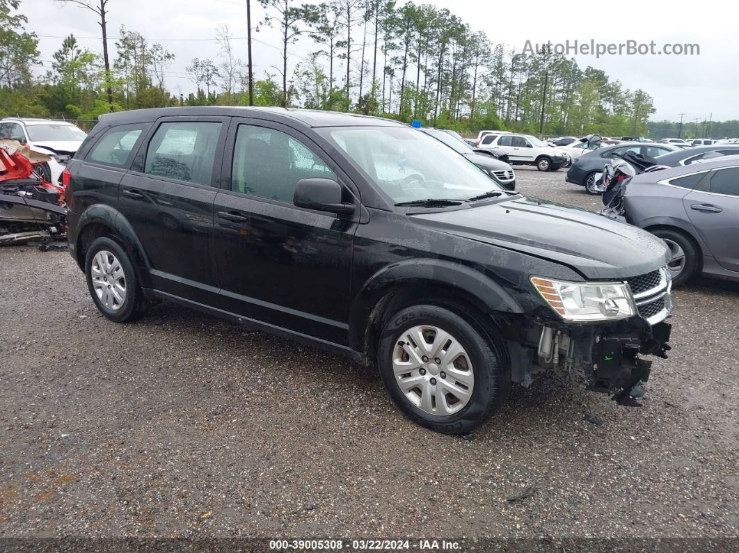 2014 Dodge Journey American Value Pkg Black vin: 3C4PDCAB6ET222167