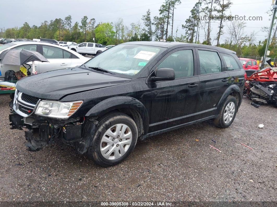 2014 Dodge Journey American Value Pkg Black vin: 3C4PDCAB6ET222167