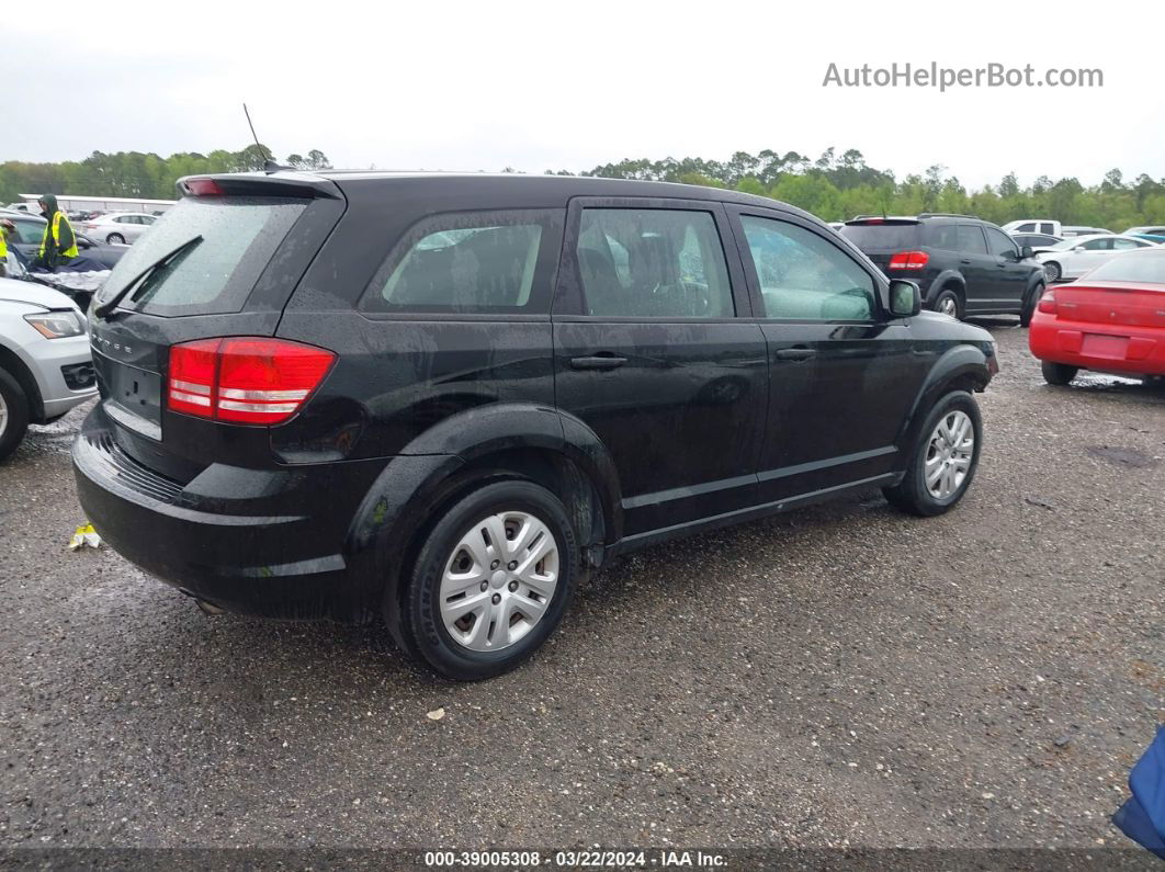 2014 Dodge Journey American Value Pkg Black vin: 3C4PDCAB6ET222167