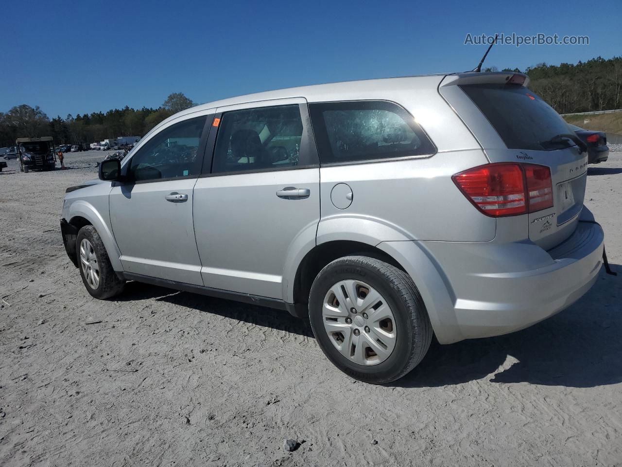 2014 Dodge Journey Se Silver vin: 3C4PDCAB6ET278139