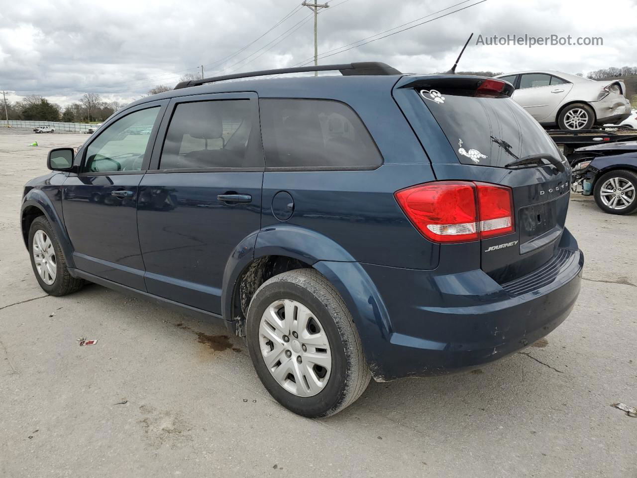 2014 Dodge Journey Se Синий vin: 3C4PDCAB6ET284412