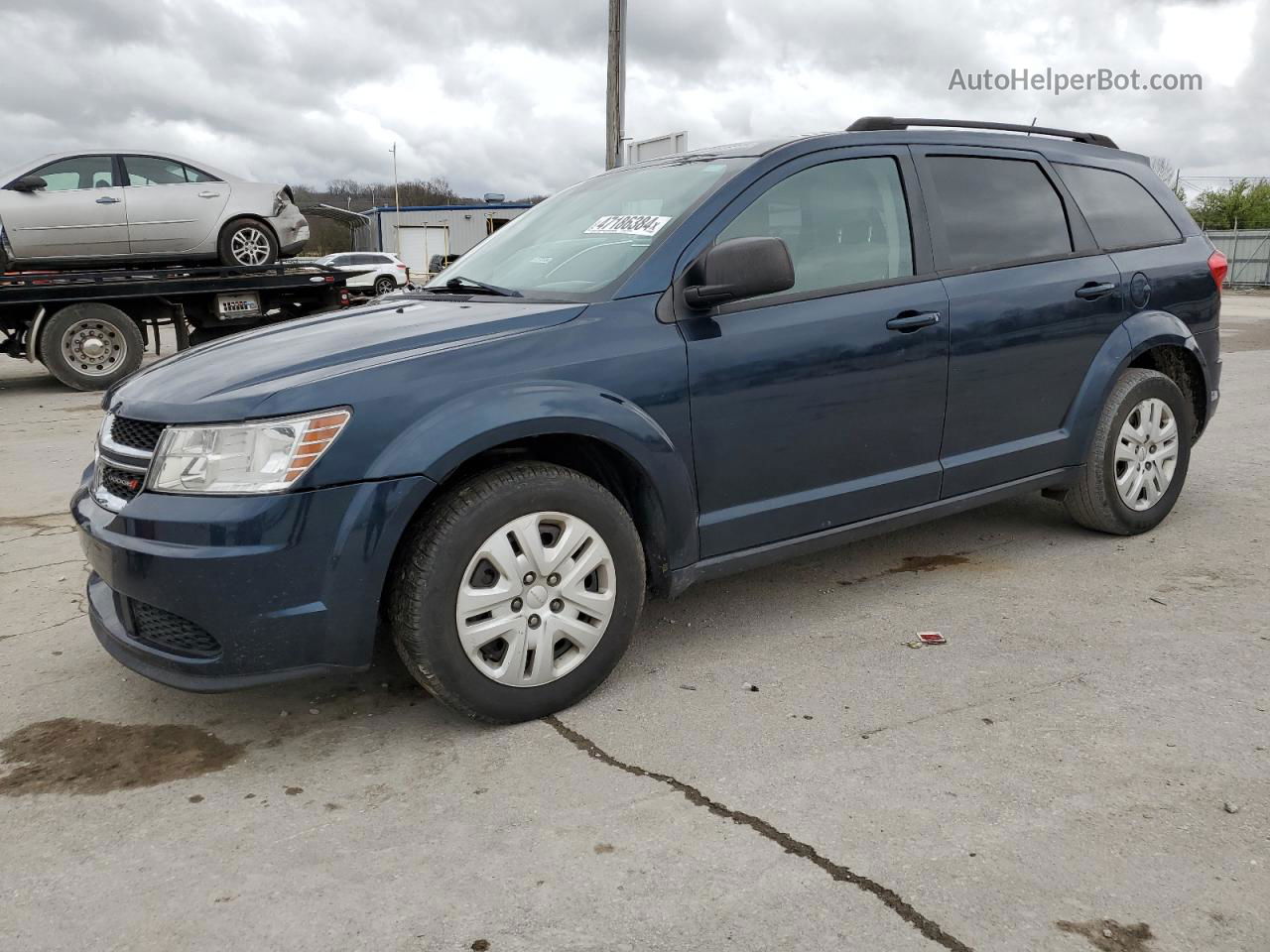 2014 Dodge Journey Se Blue vin: 3C4PDCAB6ET284412