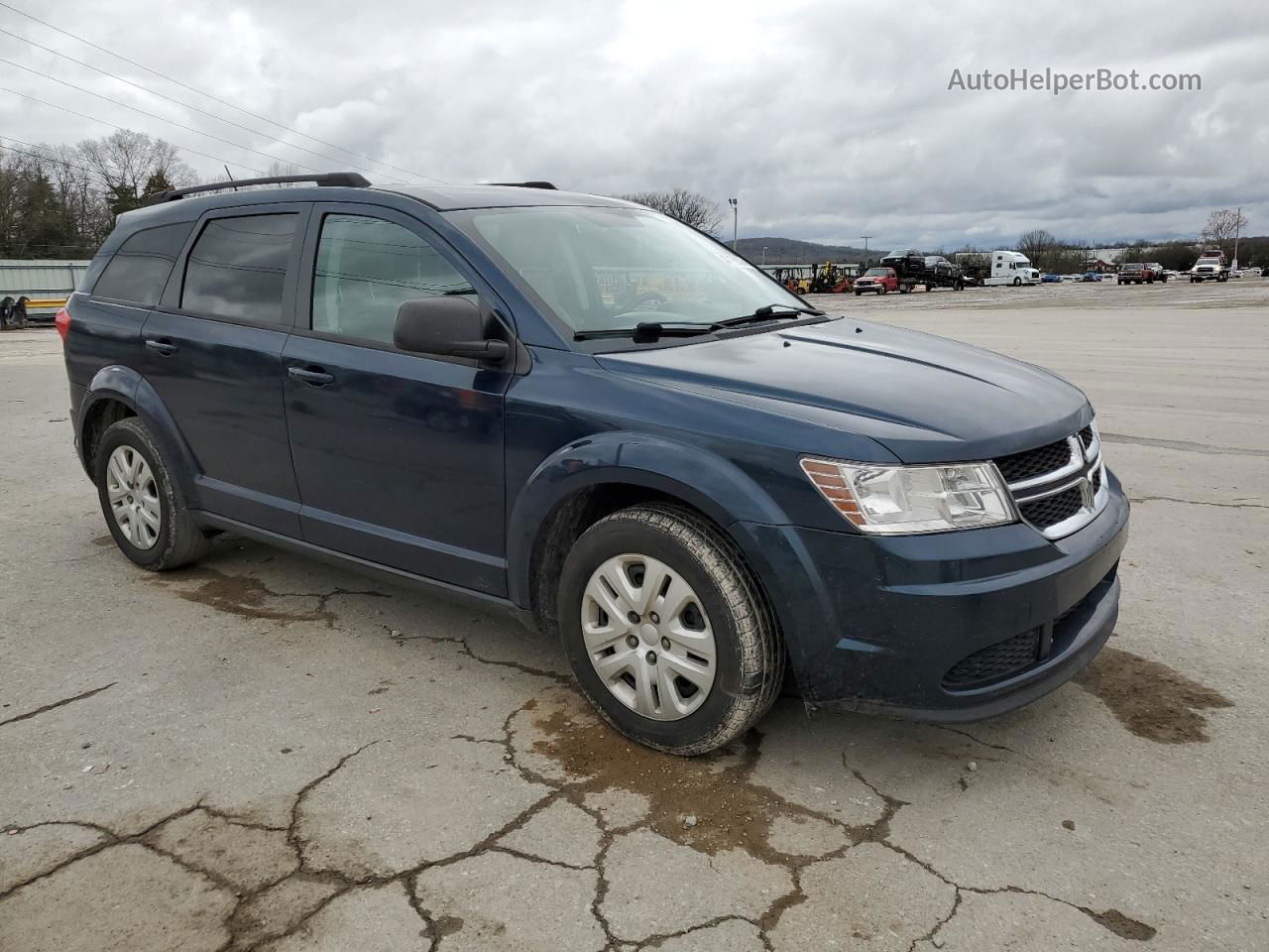 2014 Dodge Journey Se Blue vin: 3C4PDCAB6ET284412