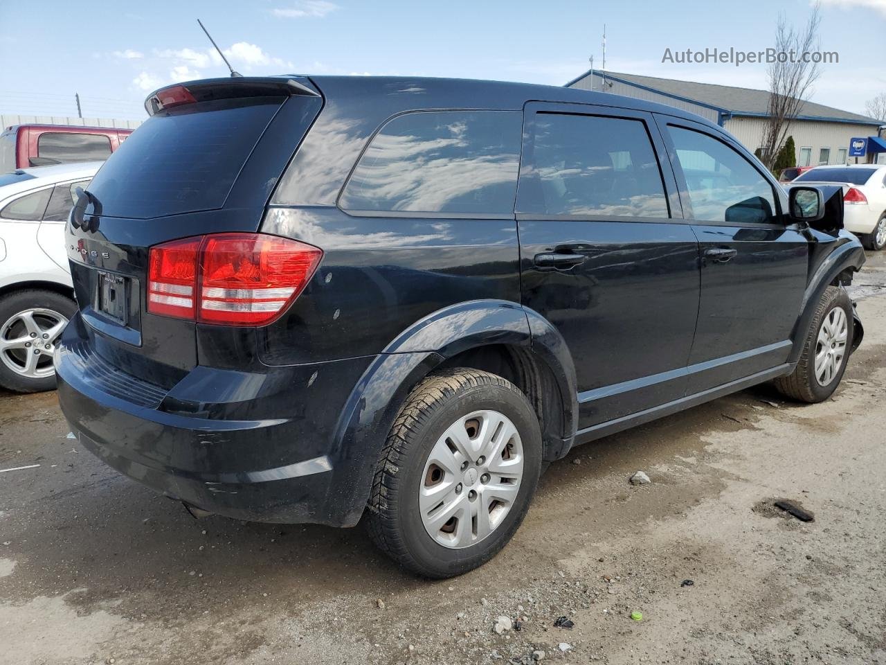 2015 Dodge Journey Se Black vin: 3C4PDCAB6FT547595