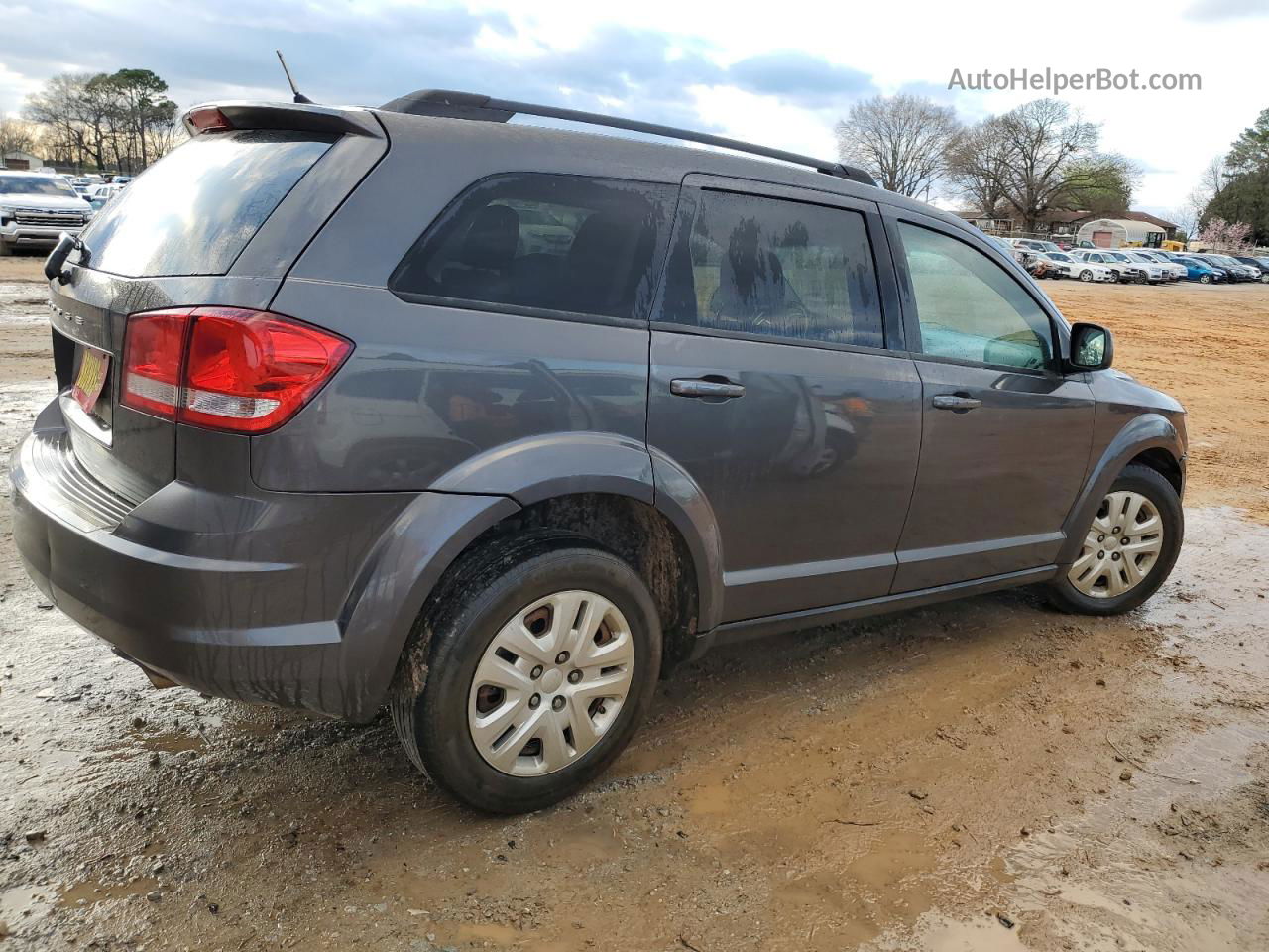 2015 Dodge Journey Se Gray vin: 3C4PDCAB6FT617550