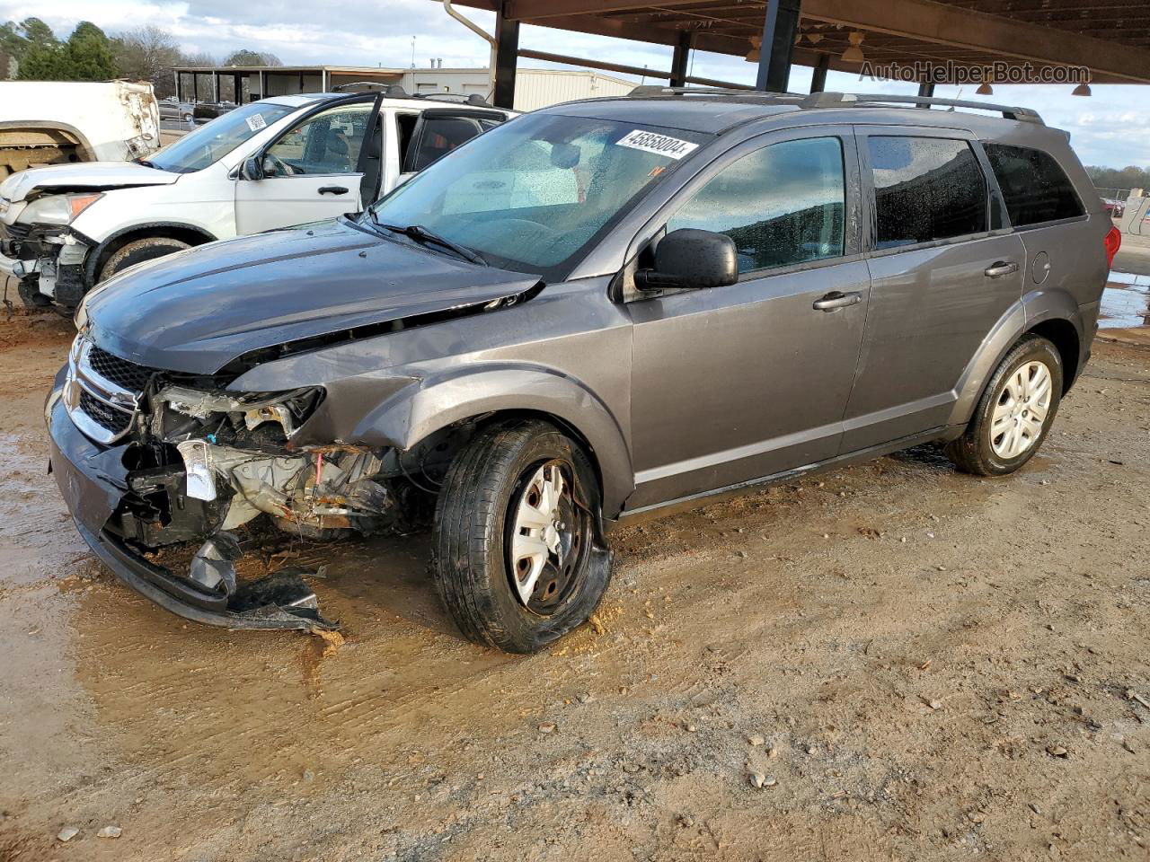 2015 Dodge Journey Se Gray vin: 3C4PDCAB6FT617550