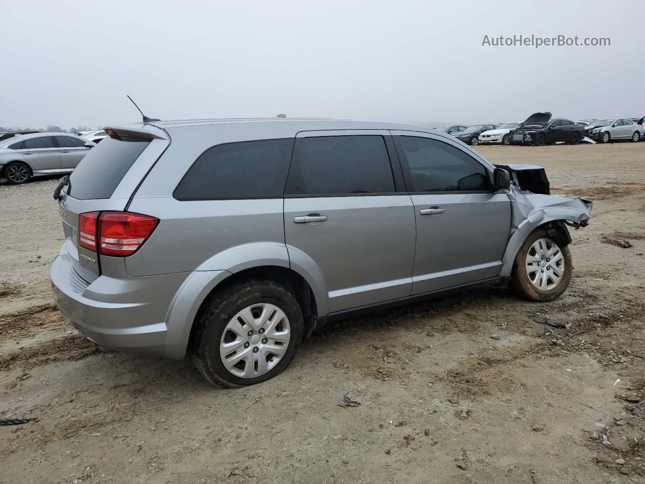 2015 Dodge Journey Se Silver vin: 3C4PDCAB6FT698579