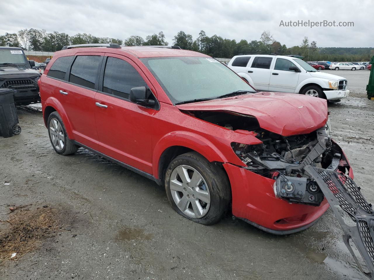 2015 Dodge Journey Se Red vin: 3C4PDCAB6FT725134