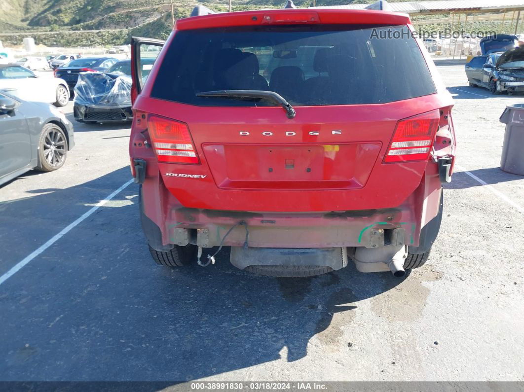 2016 Dodge Journey Se Красный vin: 3C4PDCAB6GT140054