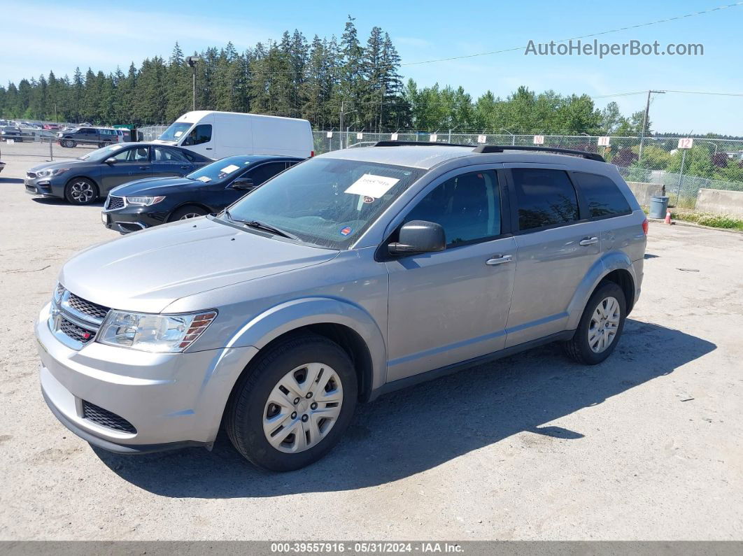 2016 Dodge Journey Se Silver vin: 3C4PDCAB6GT148509