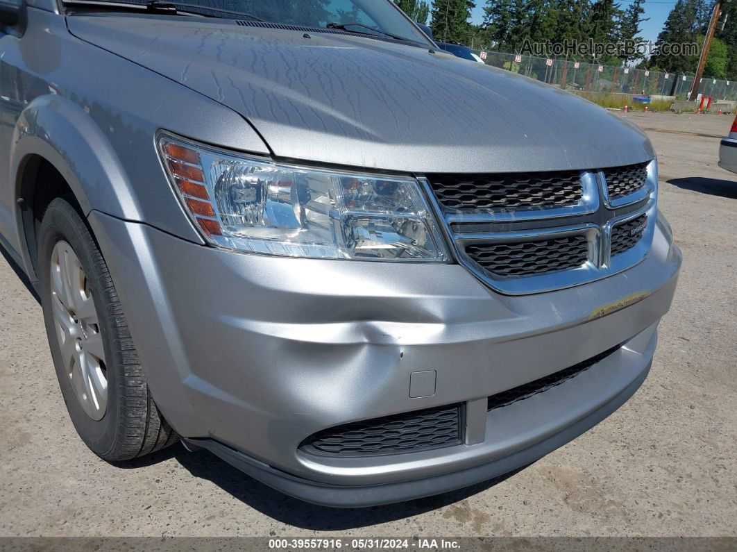 2016 Dodge Journey Se Silver vin: 3C4PDCAB6GT148509