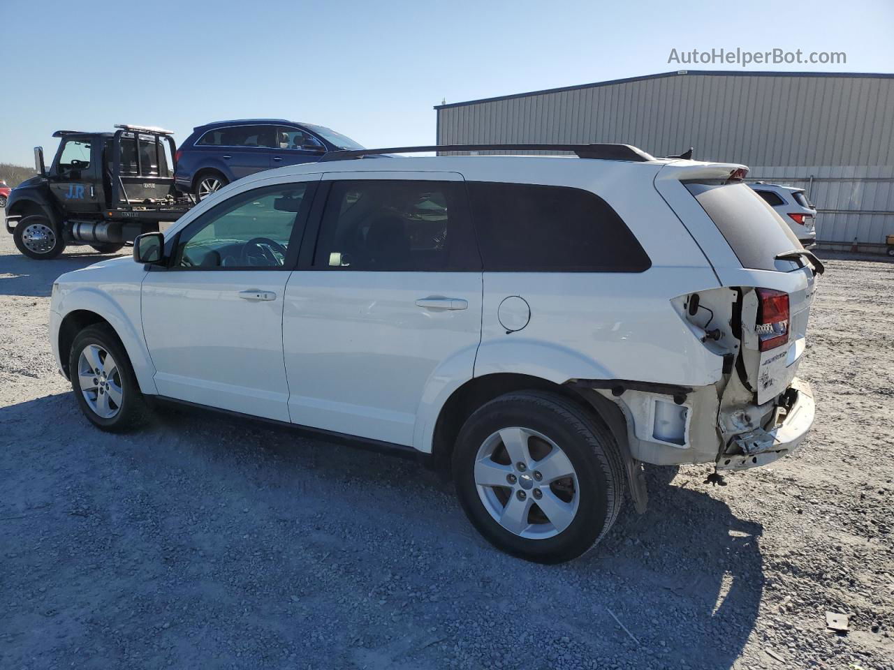 2016 Dodge Journey Se White vin: 3C4PDCAB6GT162457