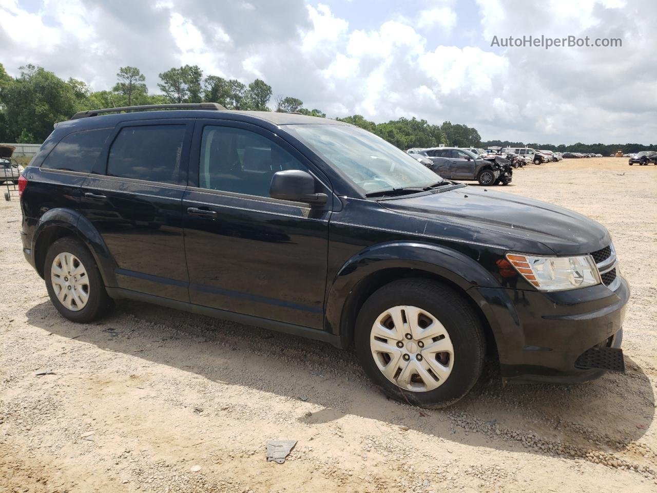 2016 Dodge Journey Se Black vin: 3C4PDCAB6GT168968