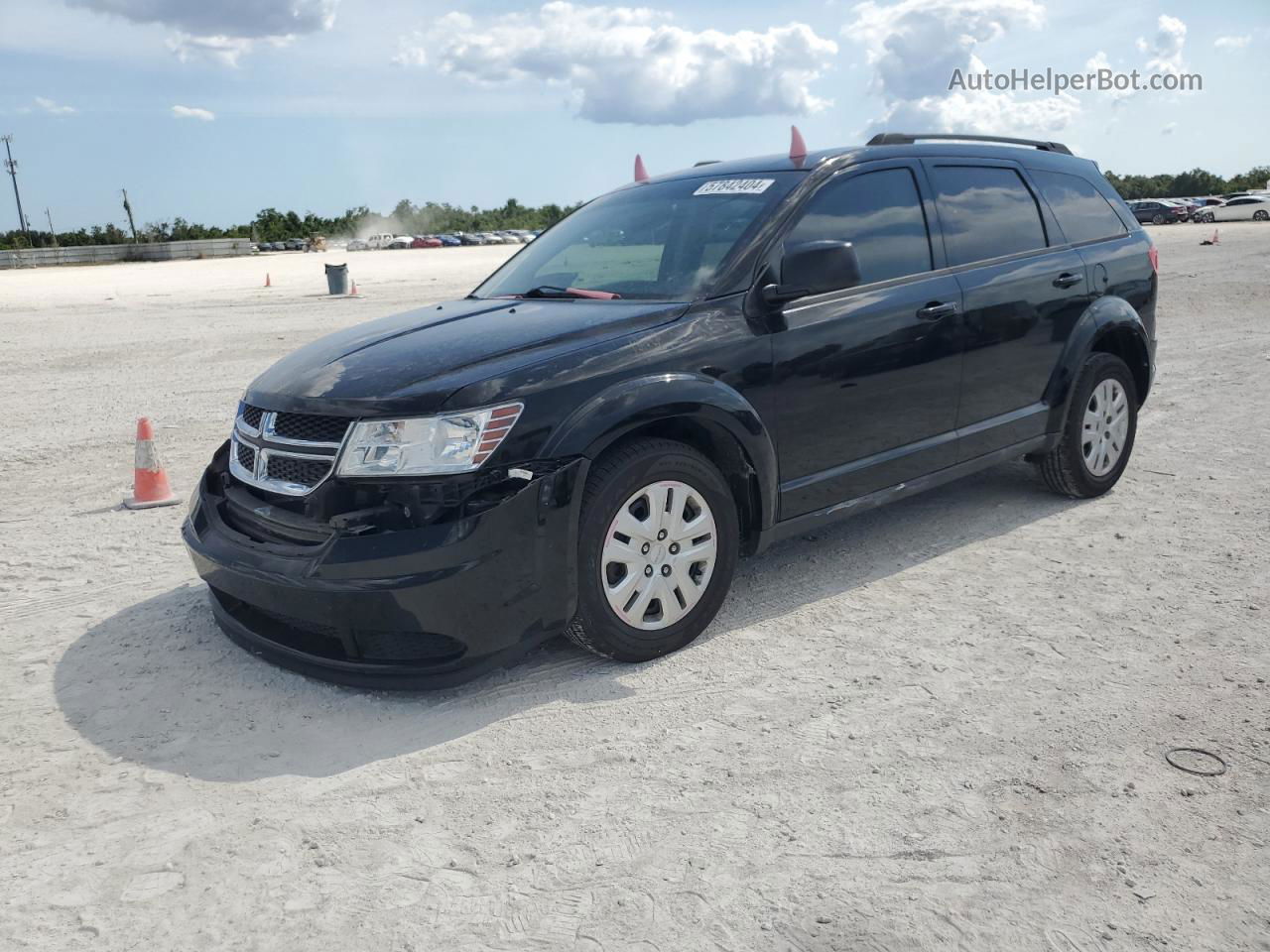 2016 Dodge Journey Se Black vin: 3C4PDCAB6GT234211