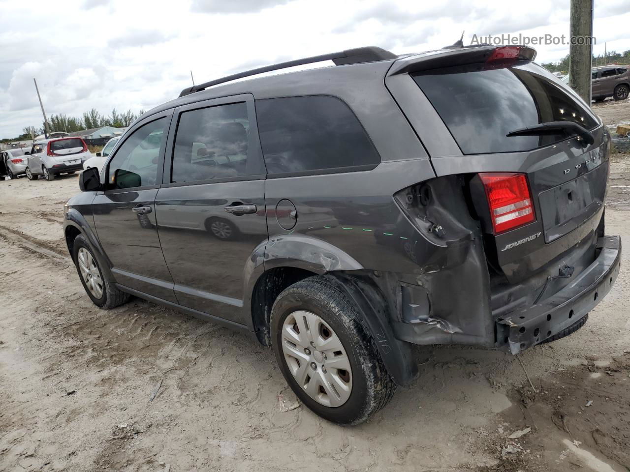 2016 Dodge Journey Se Gray vin: 3C4PDCAB6GT235598