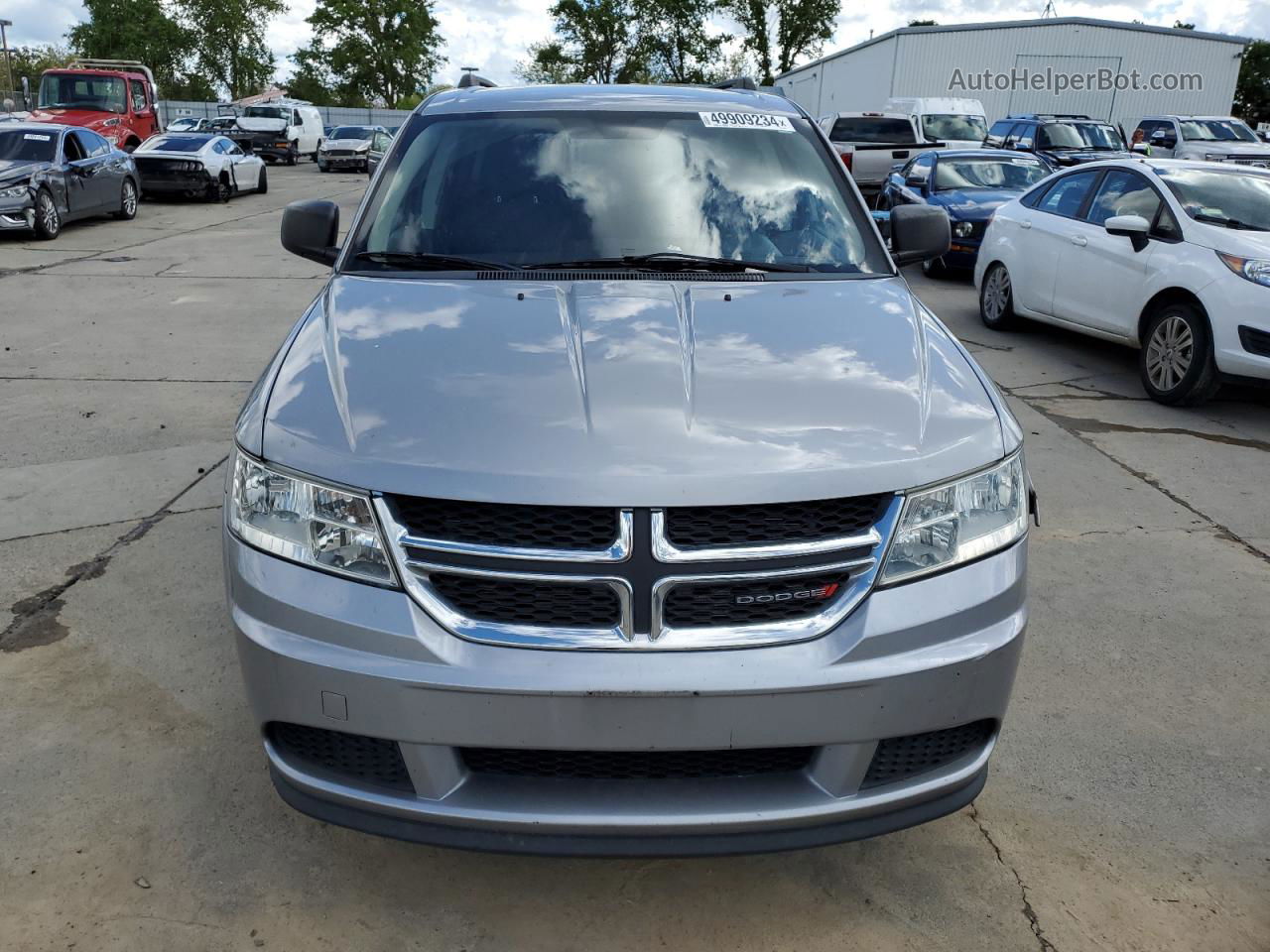 2017 Dodge Journey Se Silver vin: 3C4PDCAB6HT543159