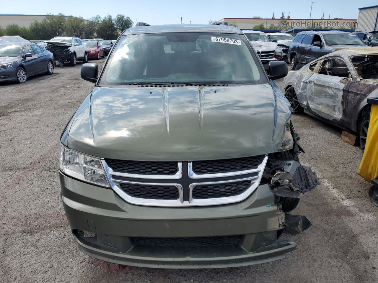 2017 Dodge Journey Se Зеленый vin: 3C4PDCAB6HT562021