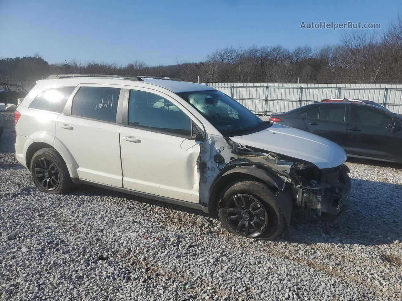 2017 Dodge Journey Se Белый vin: 3C4PDCAB6HT633220