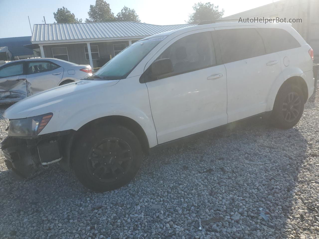 2017 Dodge Journey Se Белый vin: 3C4PDCAB6HT633220