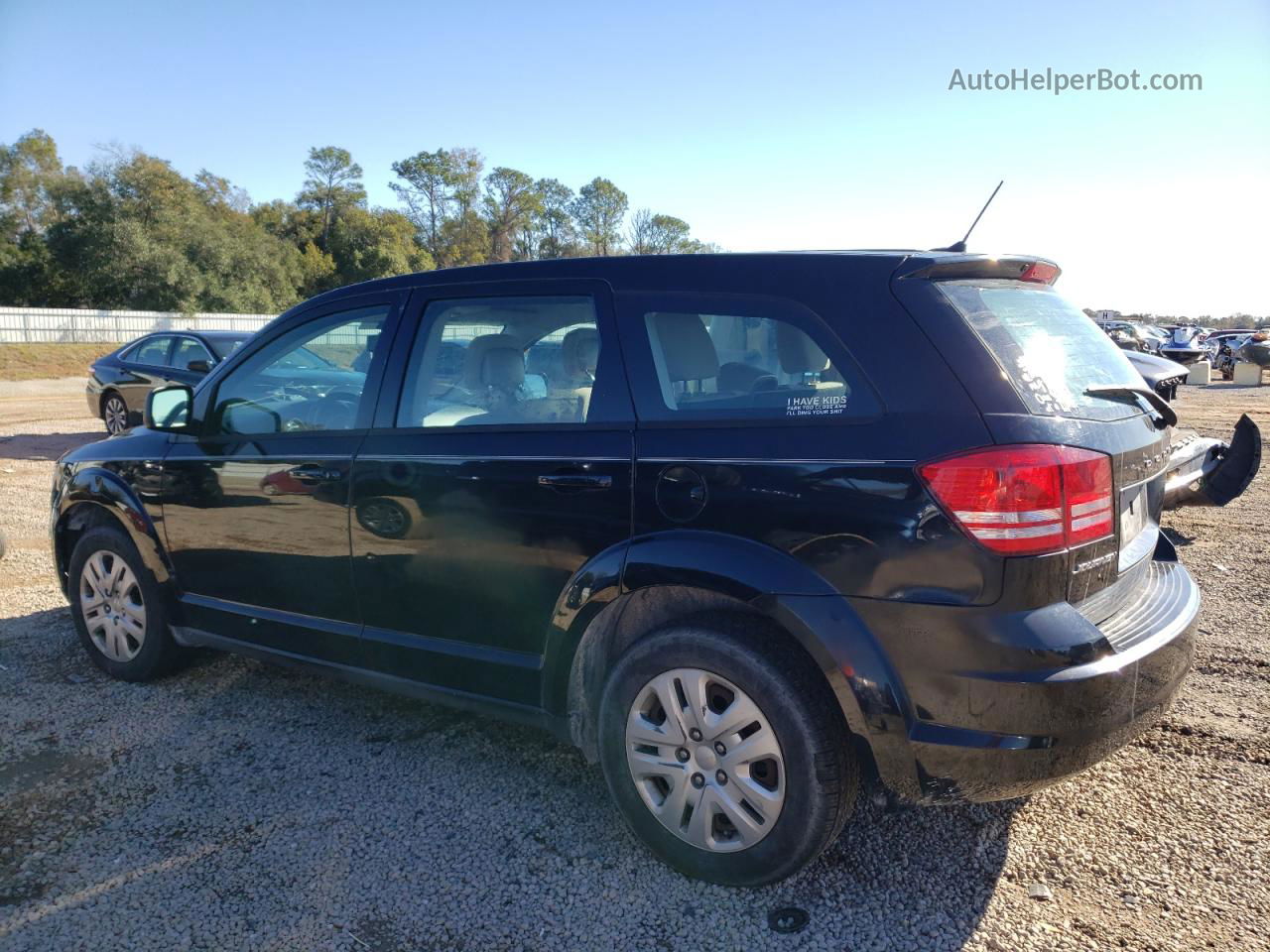 2014 Dodge Journey Se Черный vin: 3C4PDCAB7ET117198