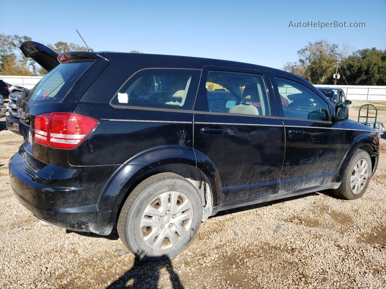 2014 Dodge Journey Se Черный vin: 3C4PDCAB7ET117198