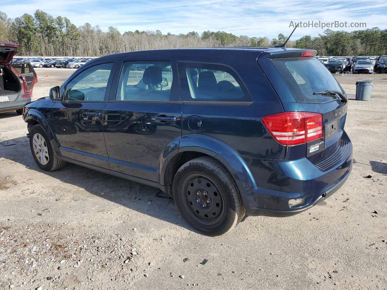 2014 Dodge Journey Se Blue vin: 3C4PDCAB7ET276741