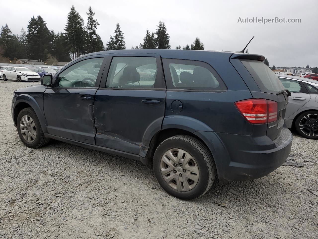 2014 Dodge Journey Se Синий vin: 3C4PDCAB7ET287836