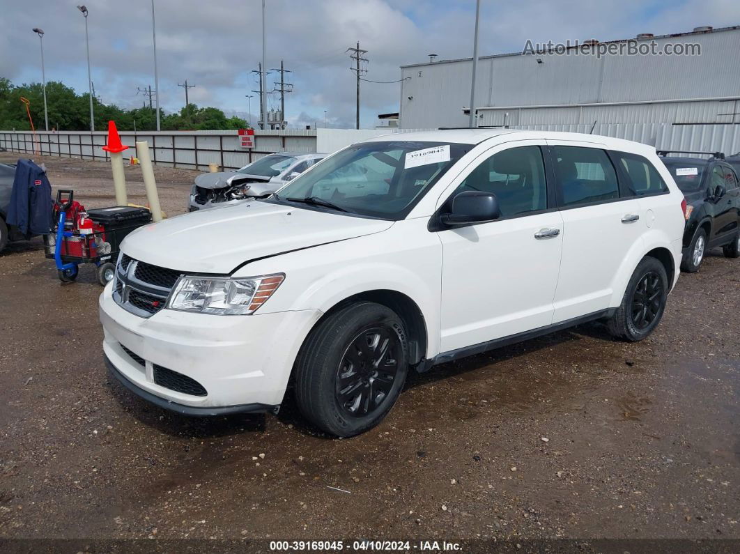 2015 Dodge Journey American Value Pkg White vin: 3C4PDCAB7FT517988