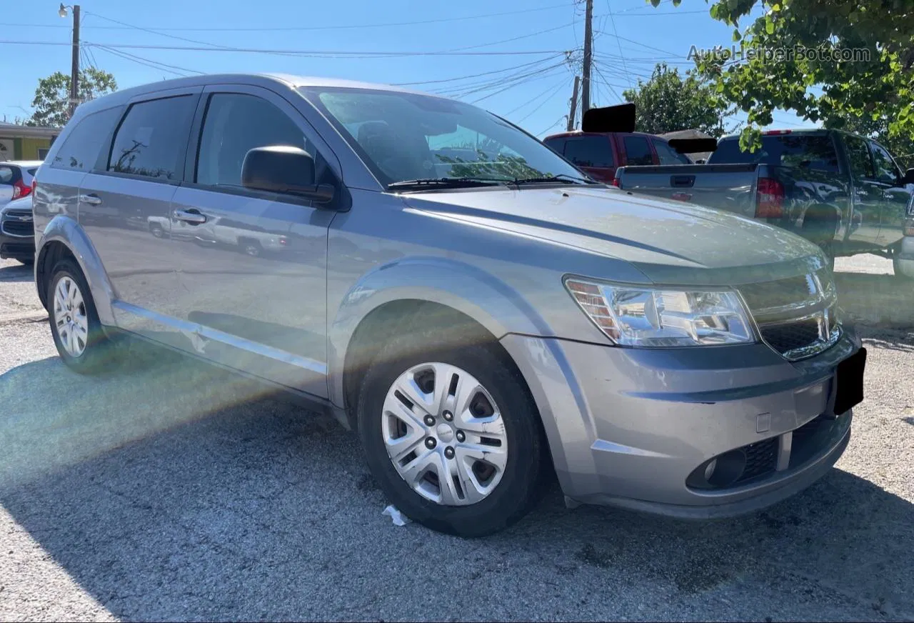 2015 Dodge Journey Se Silver vin: 3C4PDCAB7FT595509