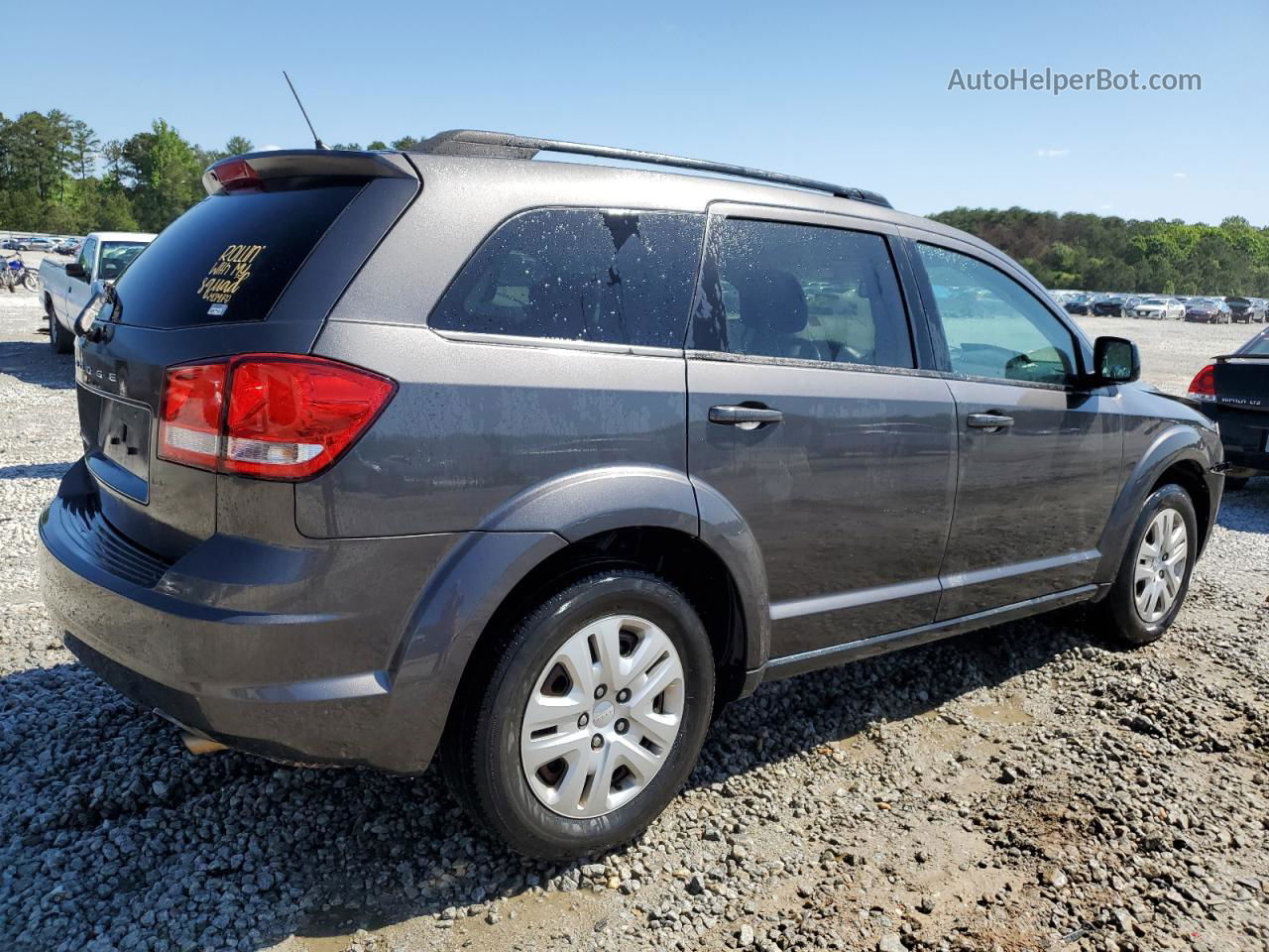 2015 Dodge Journey Se Gray vin: 3C4PDCAB7FT680527