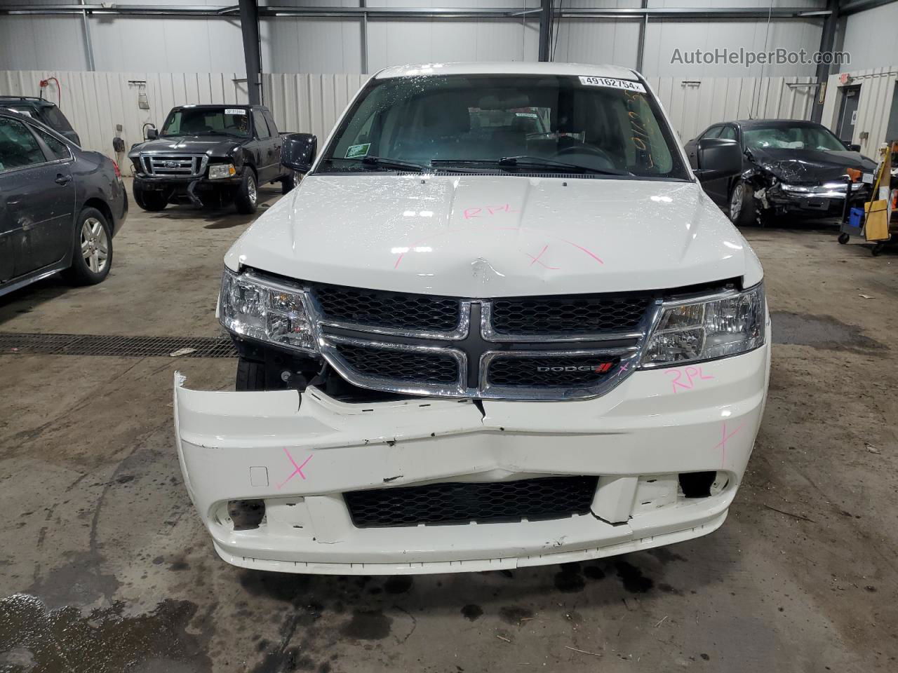 2015 Dodge Journey Se Белый vin: 3C4PDCAB7FT720072