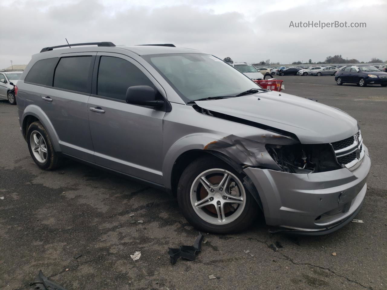 2016 Dodge Journey Se Gray vin: 3C4PDCAB7GT182314