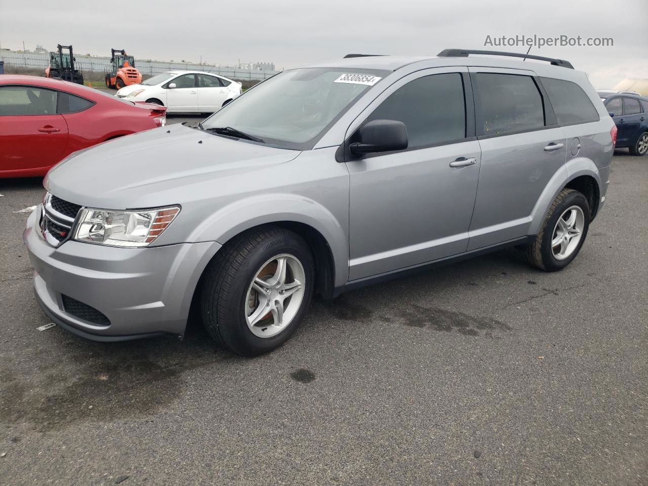 2016 Dodge Journey Se Gray vin: 3C4PDCAB7GT182314