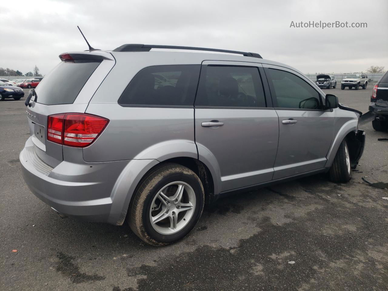 2016 Dodge Journey Se Gray vin: 3C4PDCAB7GT182314